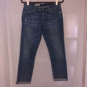 AG Premiere Skinny Straight Mid Rise Jean Size 28R